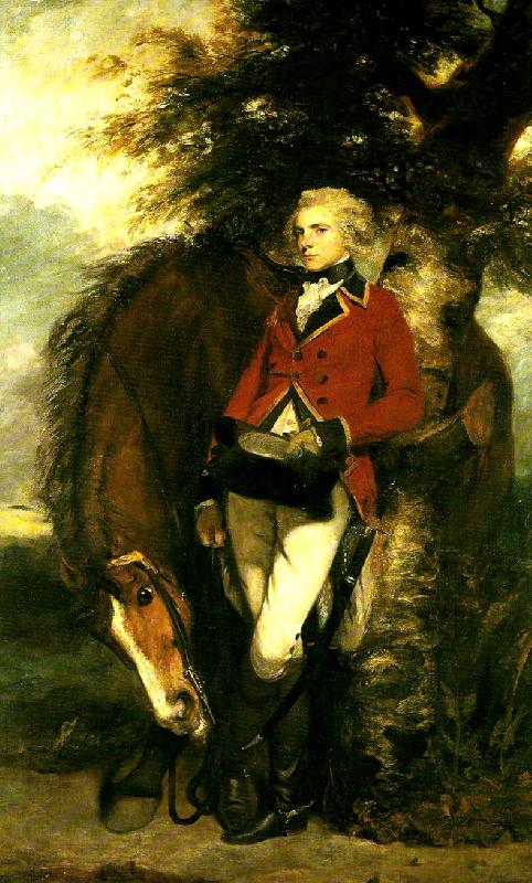 Sir Joshua Reynolds colonel george coussmaker Germany oil painting art